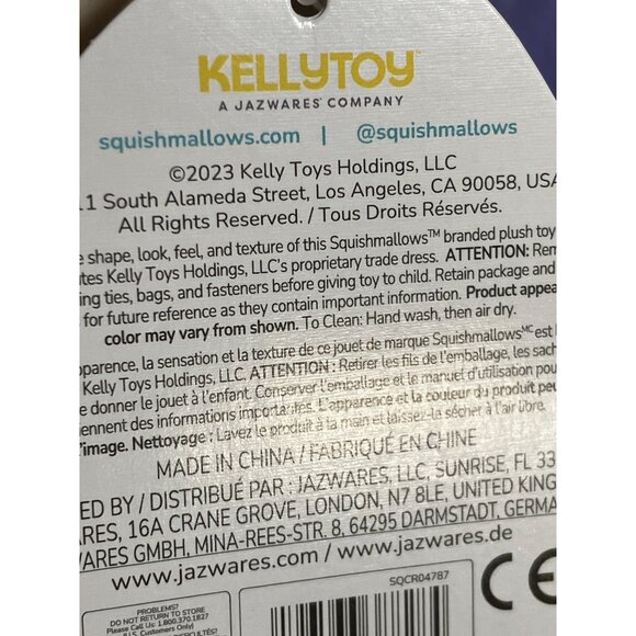 SQUISHMALLOWS LUCILLE THE SEAL WITH SCARF ORNAMENT - Picture 6 of 10